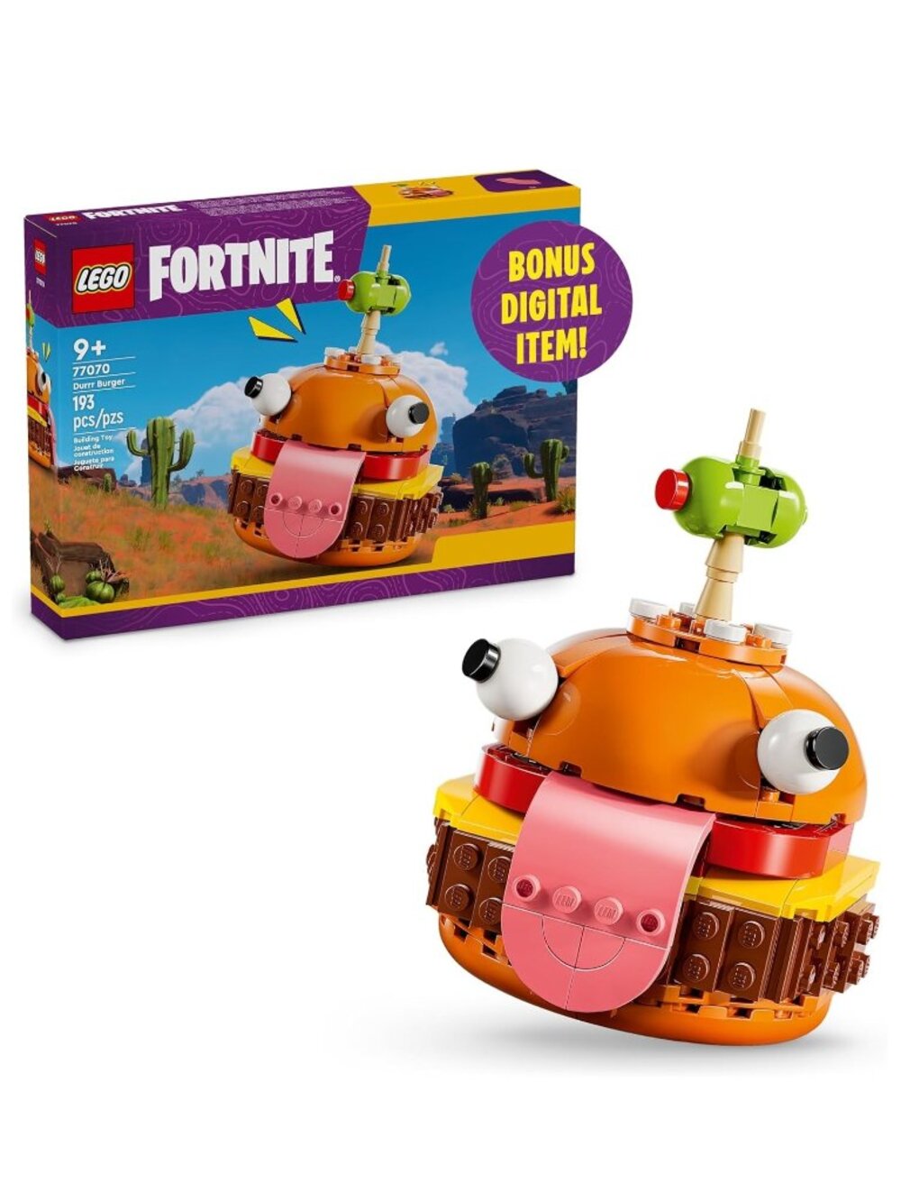 3/$88❤️LEGO 77070 Fortnite Durrr Burger 193pcs Building Set Toy Gamers Ages 9+